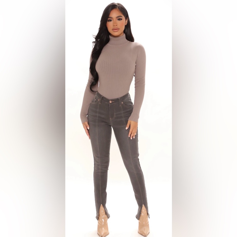 Fashion Nova Gray Women Jeans